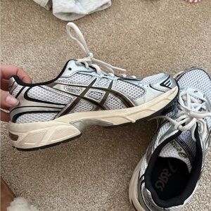 ASICS Black and White Athletic Sneakers